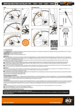 Kit De Garde-boue Raceblade Pro Noir -Équipement De Vélo AB bedienungsanleitung RACEBLADE PRO