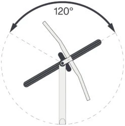 Acros ZS56 Blocklock Partie Inférieure Du Jeu De Direction -Équipement De Vélo Acros Blocklock ZS56 51 02 610S 120 5