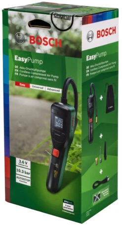 Bosch Pompe à Air à Batterie EasyPump 10,3bar -Équipement De Vélo Bosch EasyPump 10 3bar Akku Druckluftpumpe 2199600100 c