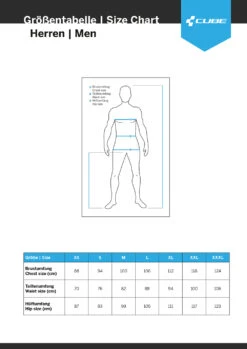 Cube ATX Utility - MTB Rain Suit -Équipement De Vélo Cube Groessentabelle HerrenqAVHX8GvZAkcC