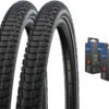 Schwalbe Marathon Plus 40-622 + Chambre à Air SV19 Set -Équipement De Vélo Schwalbe Marathon Plus 40 622 Schlauch SV19 Set 20126270