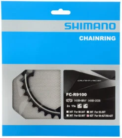 Shimano Plateau DURA ACE Pour FC-R9100 55-54/42 Dents -Équipement De Vélo Shimano Dura Ace Kettenblatt FC R9100 MX 42 b