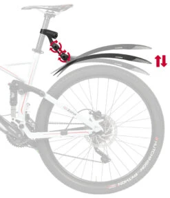 ZEFAL Deflector RM90+ Garde-boue Arrière -Équipement De Vélo Zefal Deflector RM90 Hinterradschutzblech 2532 05