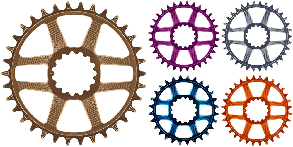 E-thirteen Plateau Helix R DirectMount 32T Pour 11/12 Vitesses 3 E-thirteen Plateau Helix R DirectMount 32T Pour 11/12 Vitesses