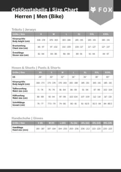 Ranger Fire - MTB Gloves -Équipement De Vélo sizing foxhead herren bike 1