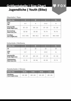 Ranger - Maillot De VTT Enfant -Équipement De Vélo sizing foxhead jugendliche bike